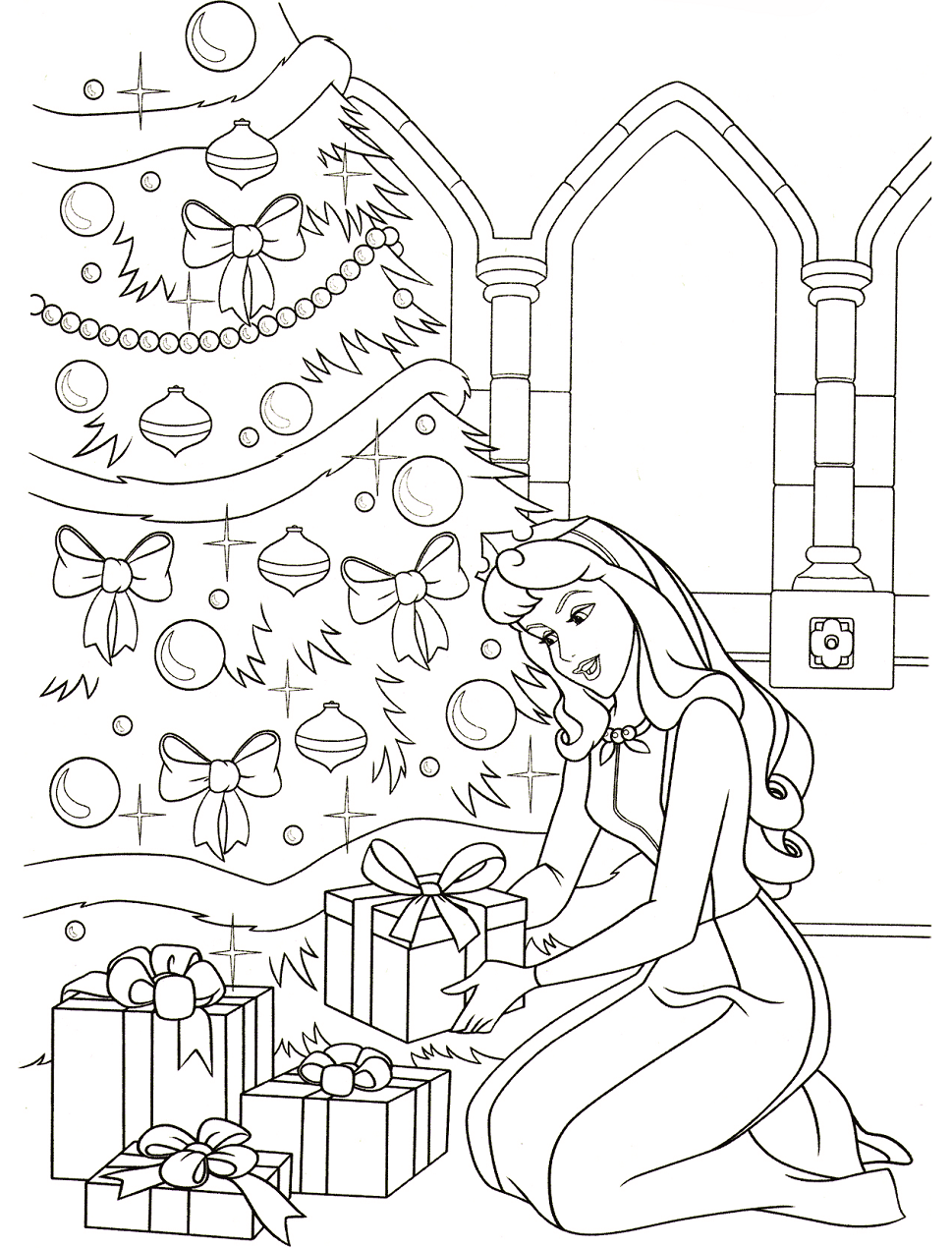 Princesa Aurora En Navidad
