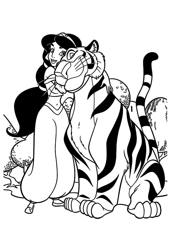 Princesa Jazmín Con Rajah