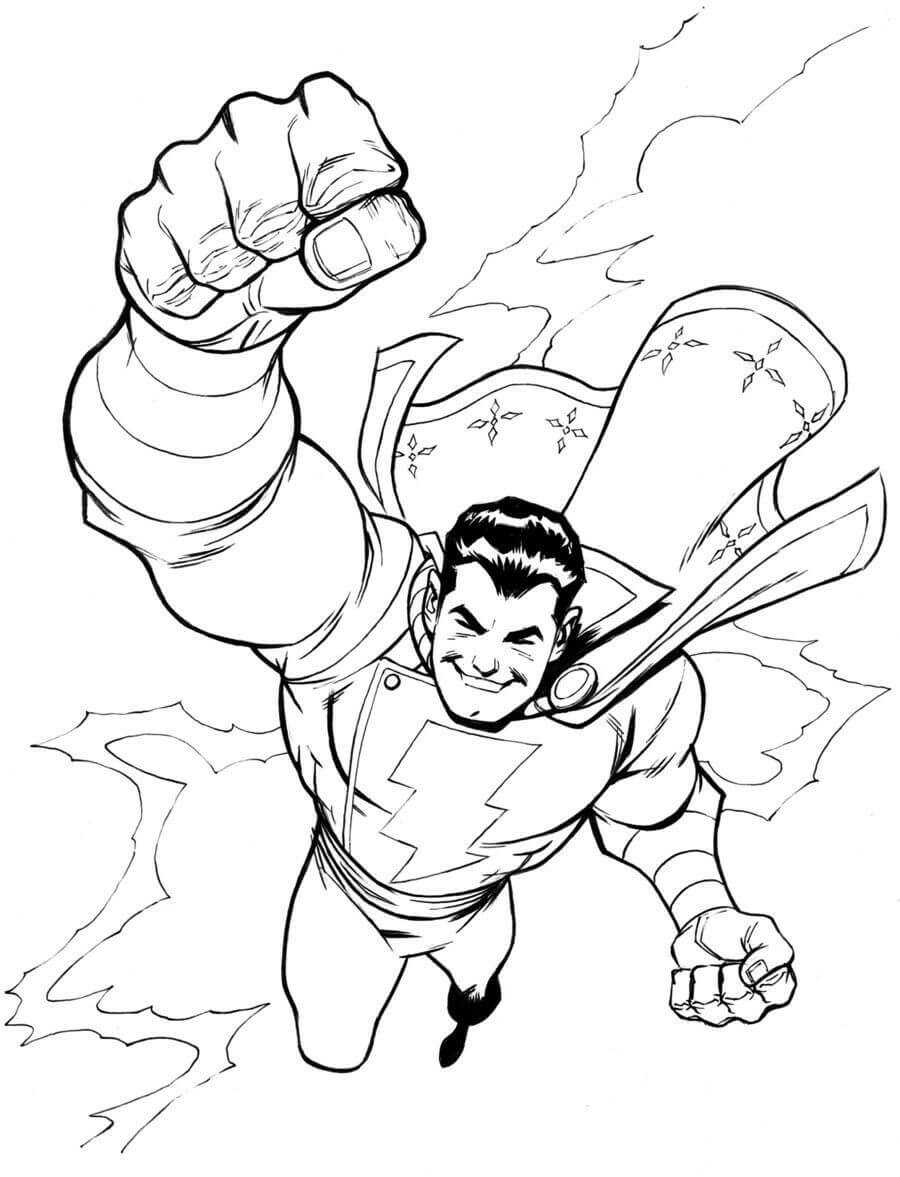Puñetazo Volador De Shazam