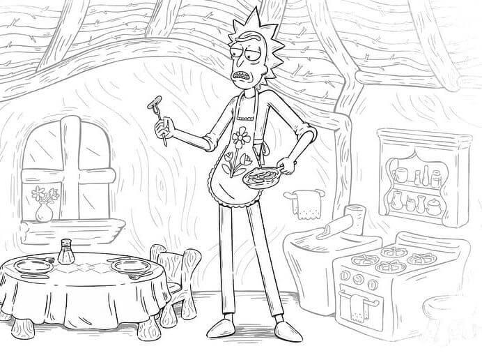 Rick en la Cocina