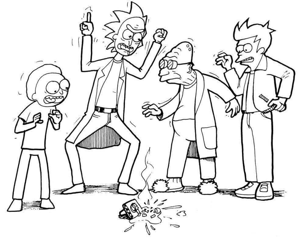 Rick Sanchez Enojado Y Amigo