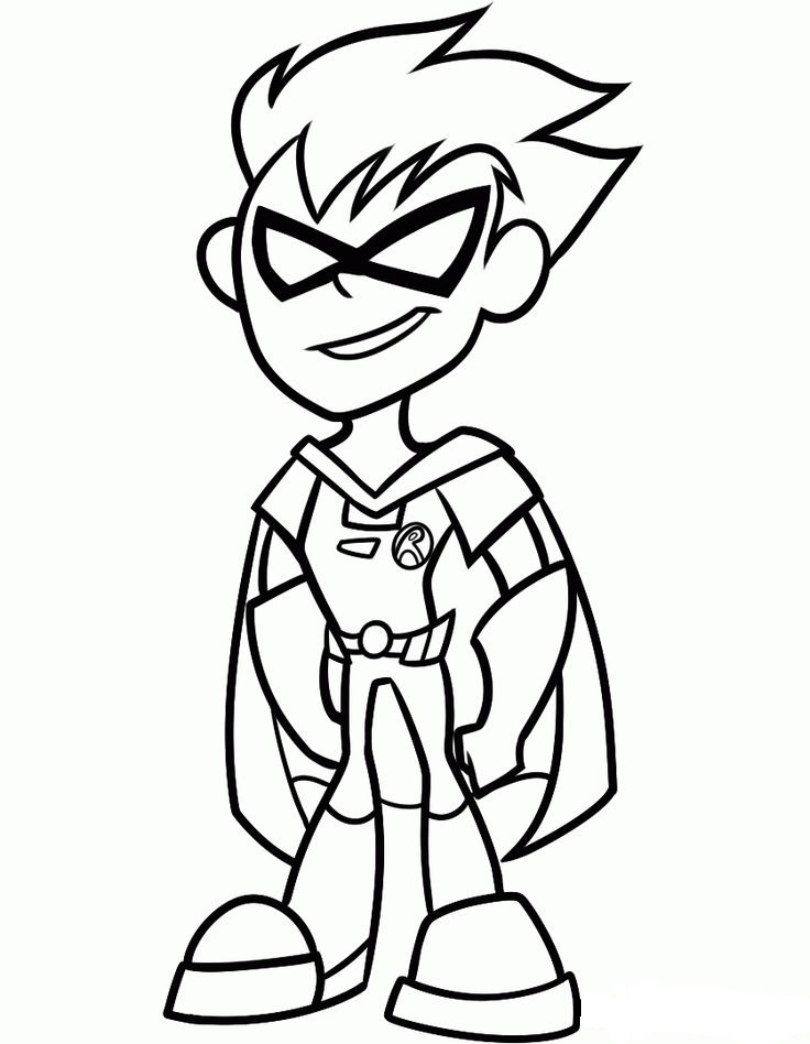 Robin Impresionante Sonriendo