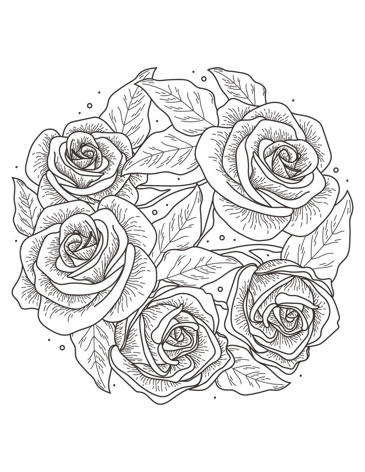 Rosa Imprimible