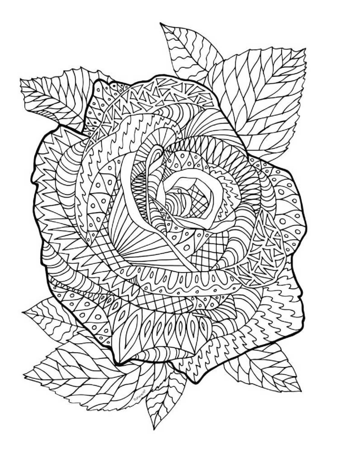 Rosas Zentangle