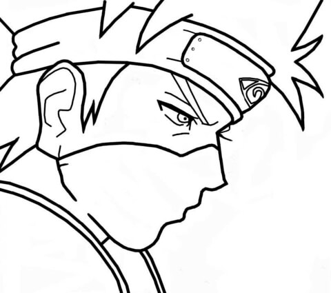 Rostro Serio De Kakashi