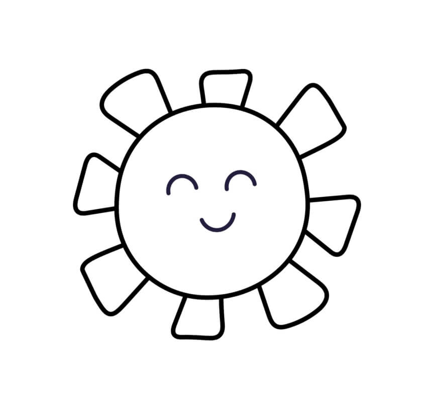 Sonrisa de Sol Sencilla