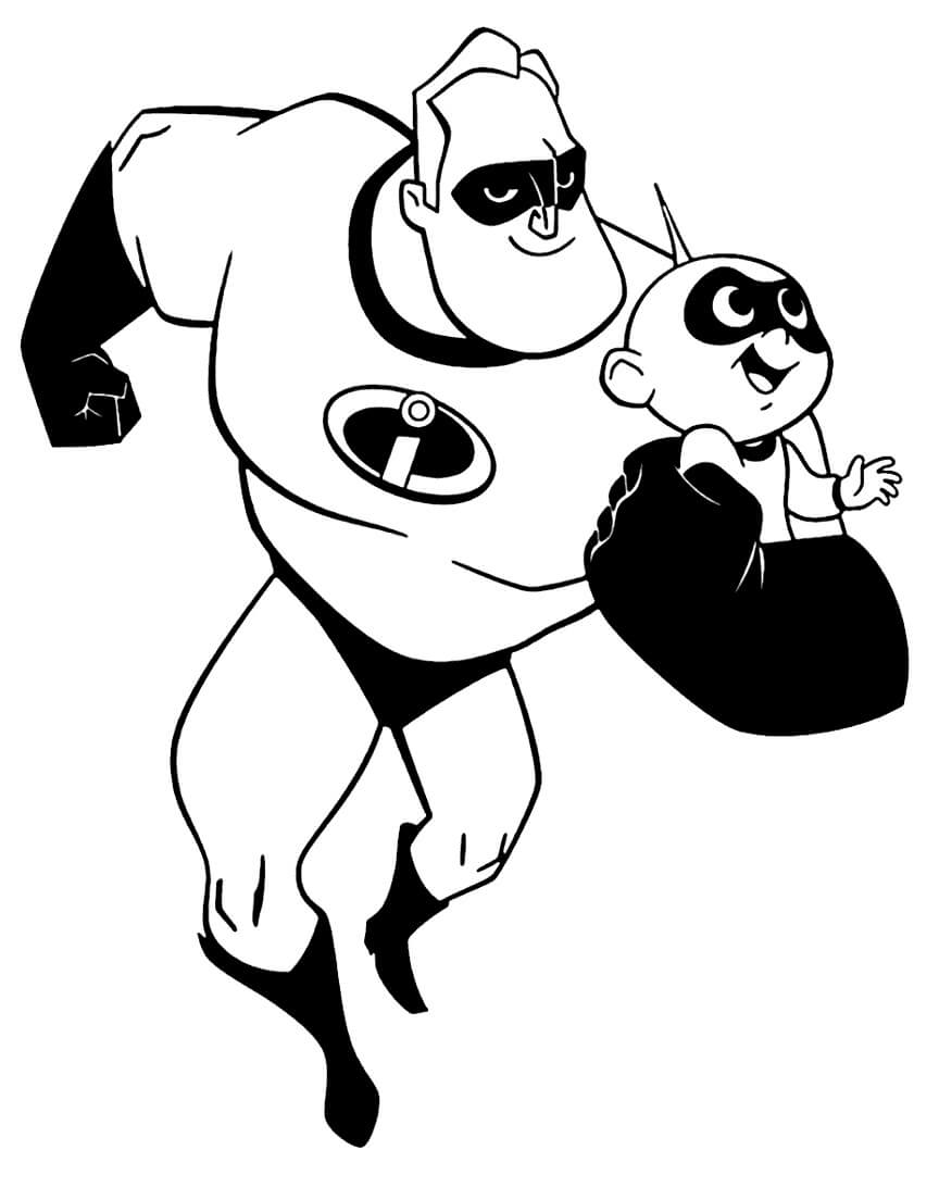 Sr. Increíble Y Jack Jack Parr