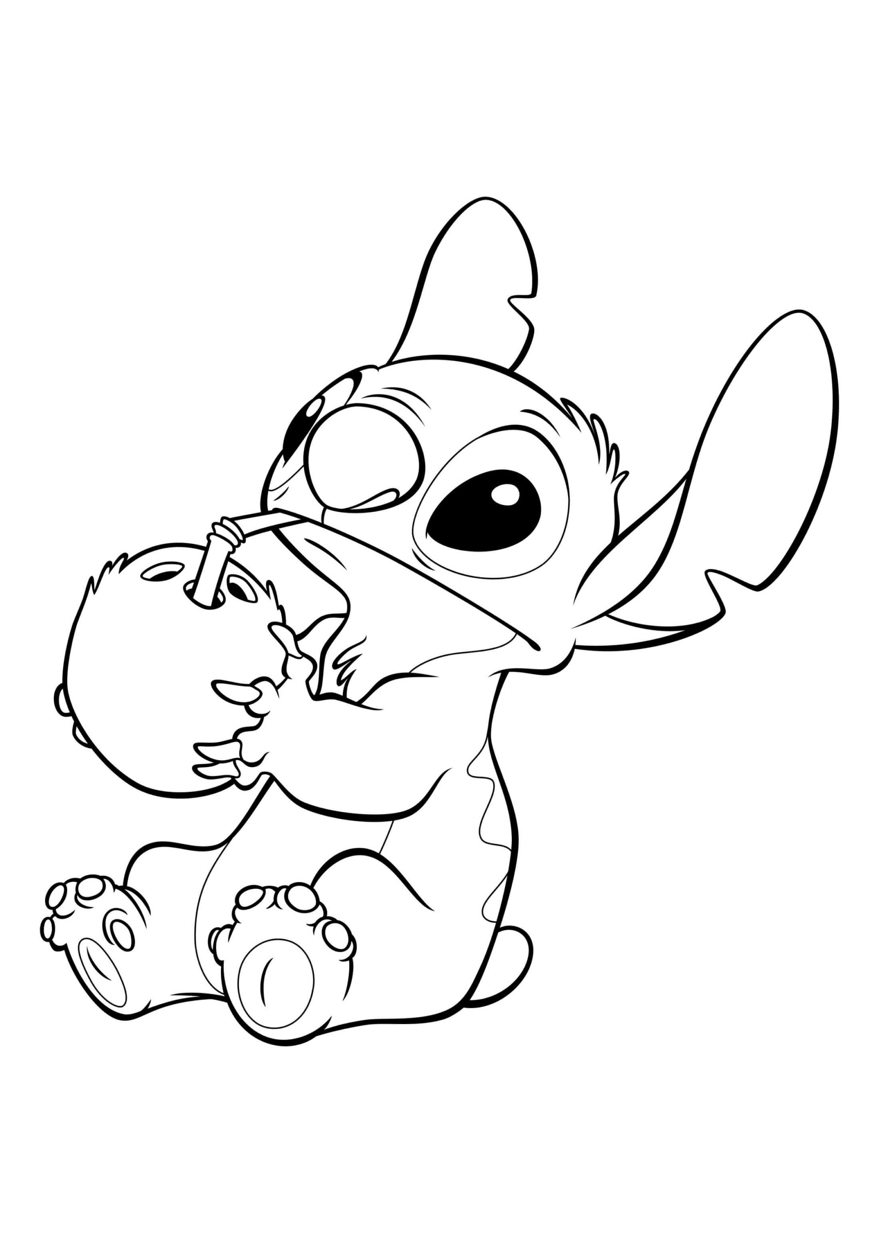 Stitch bebe Agua de Coco