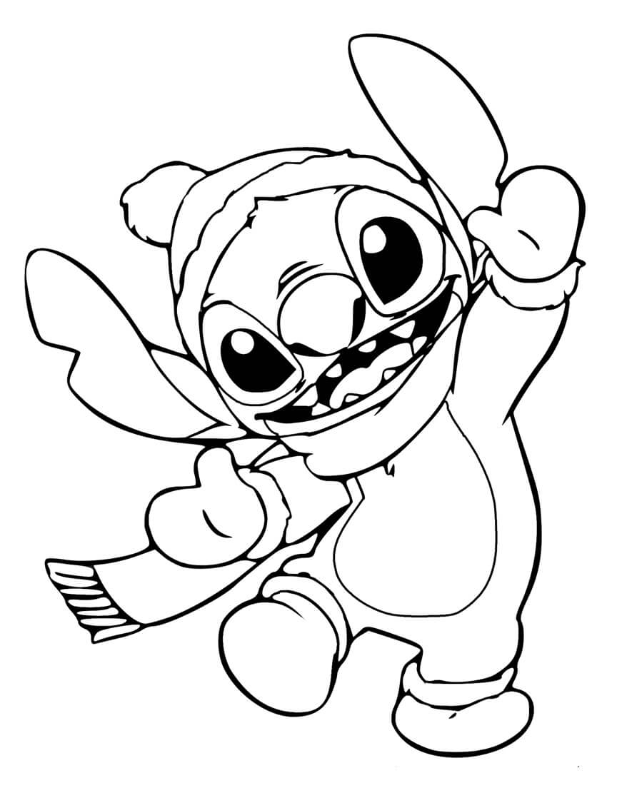 Stitch en Invierno