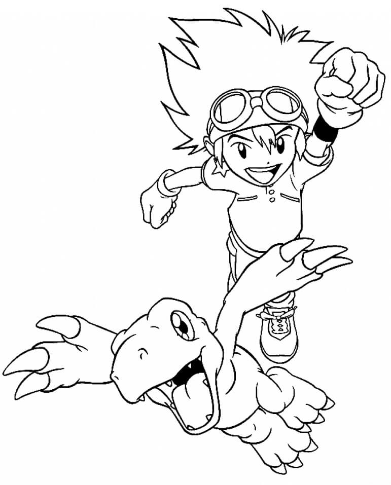 Tai Kamiya Y Agumon