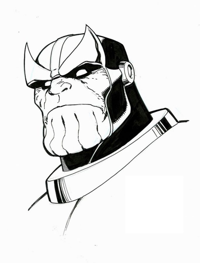 thanos Cara Enojada