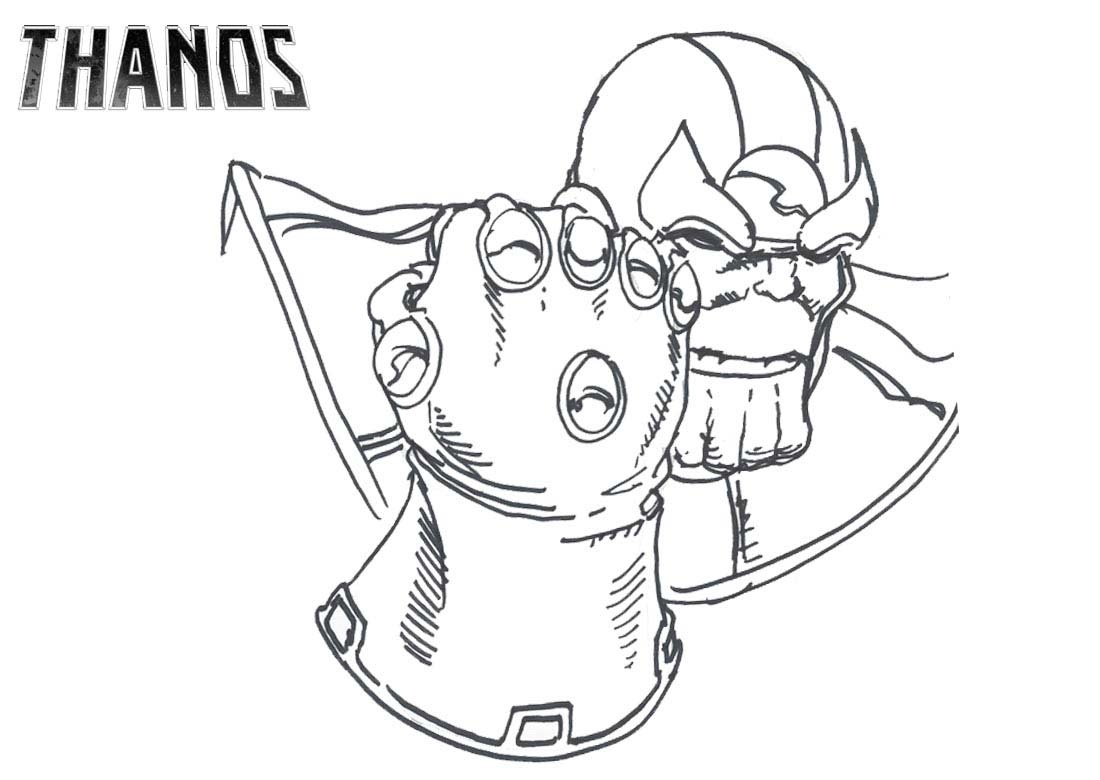 Thanos Con Guantelete Infinito
