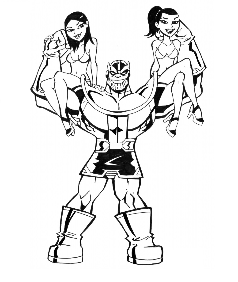 Thanos Holding Damas