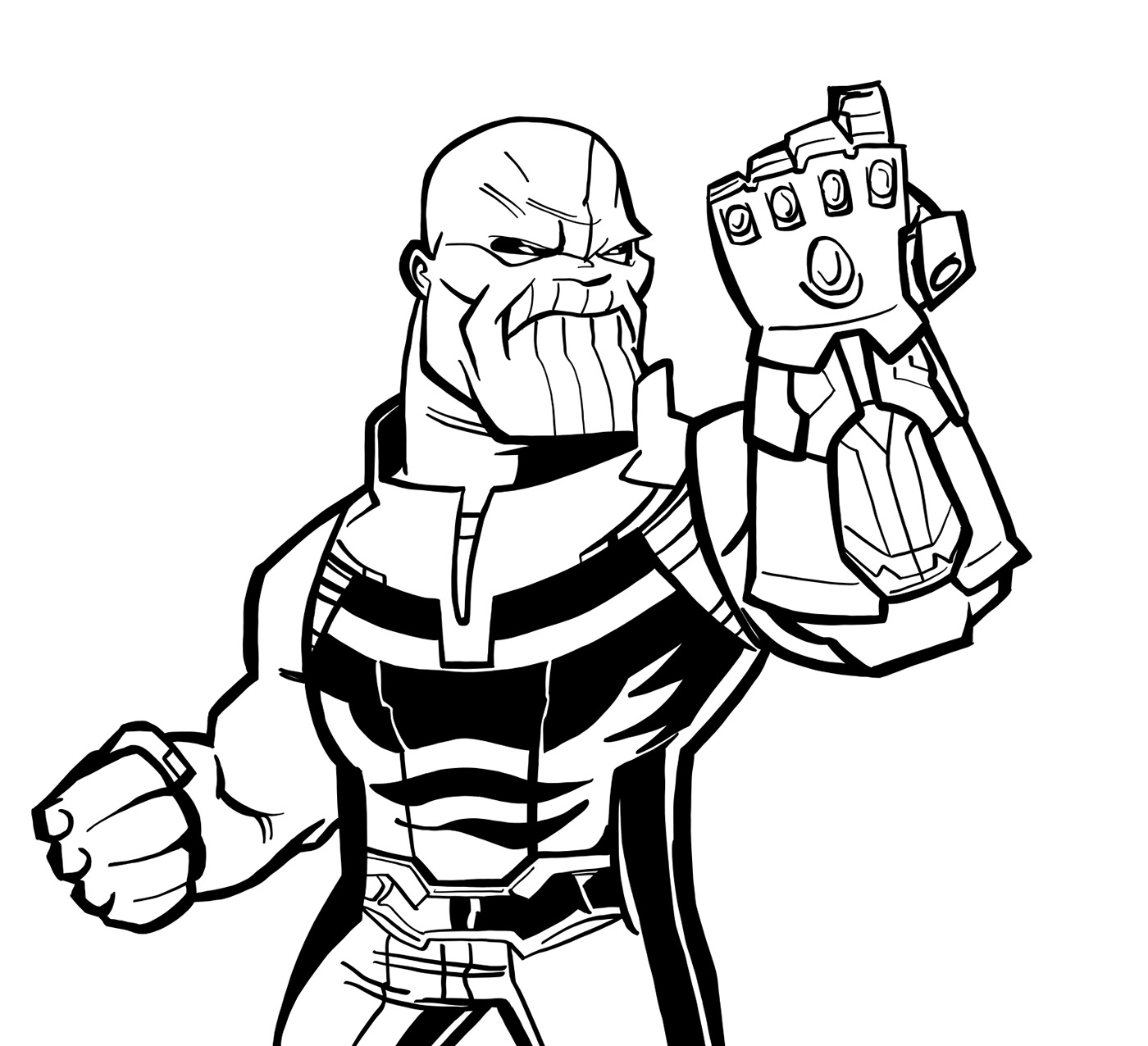 Thanos Sin Su Sombrero