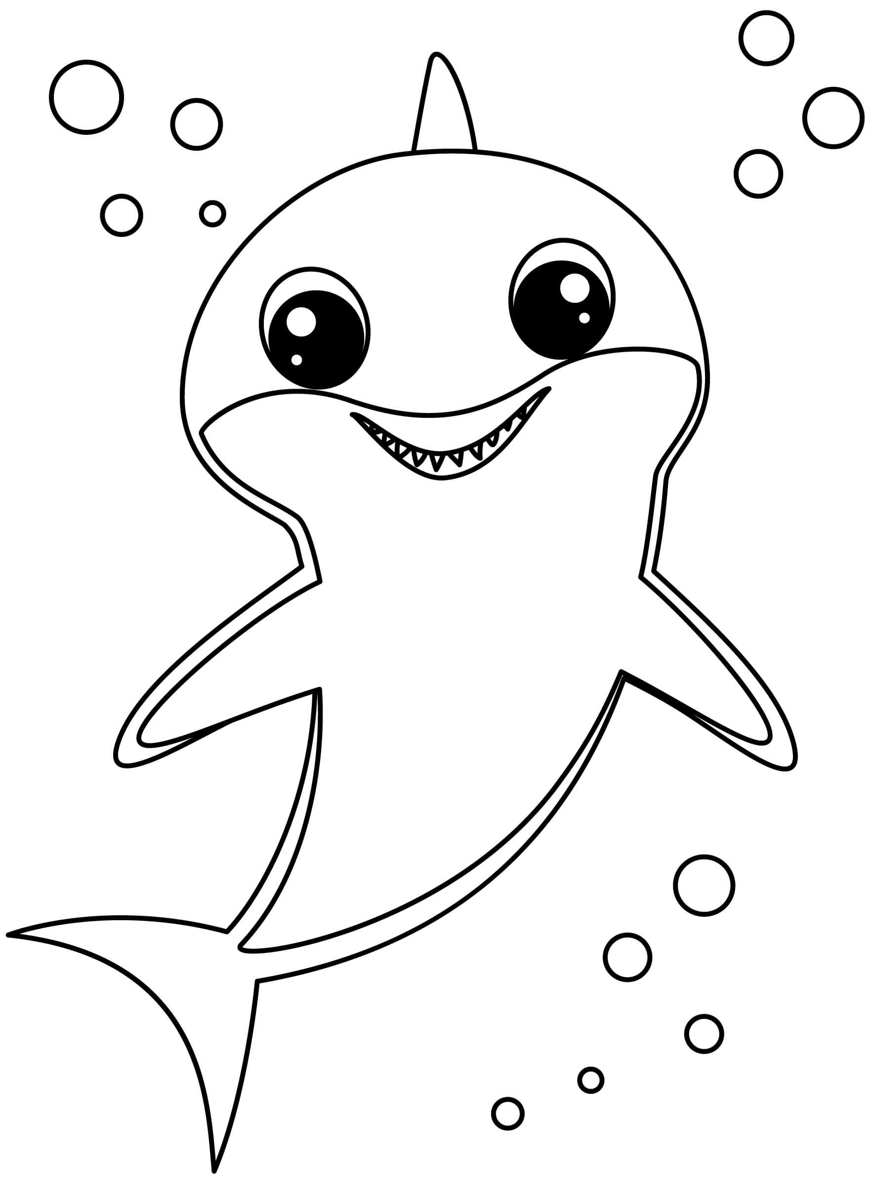 Tiburón Bebé Sonriendo