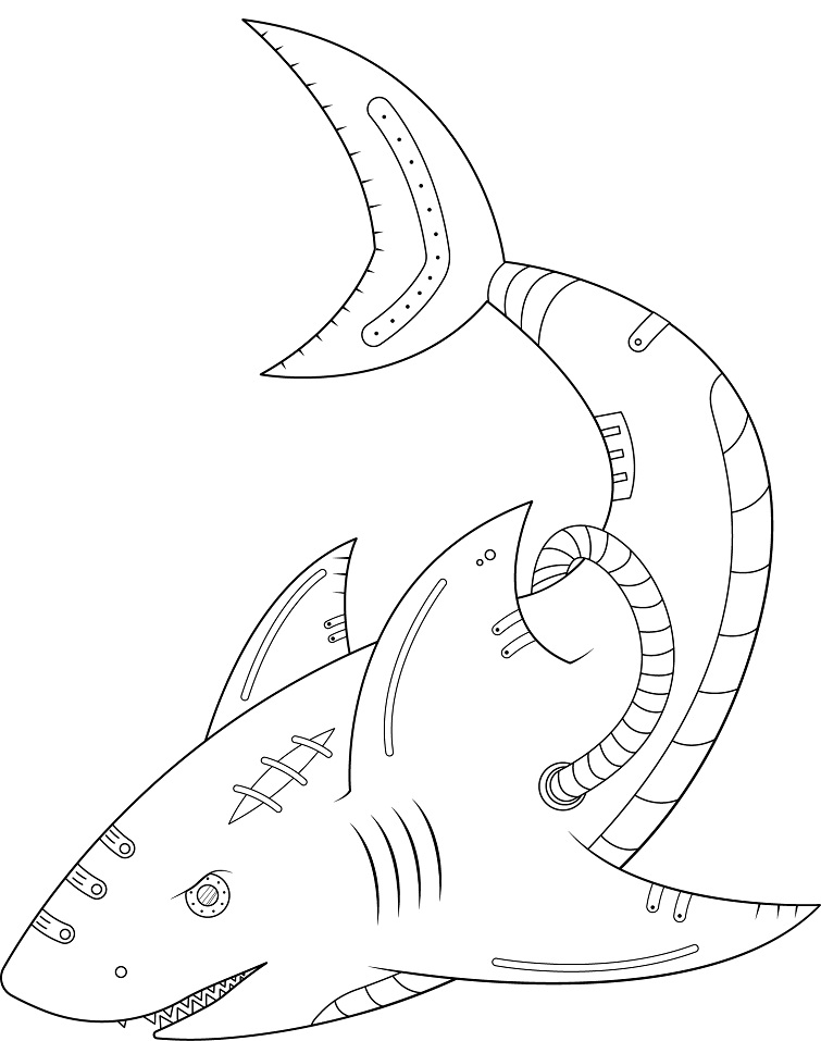 Tiburón Steampunk