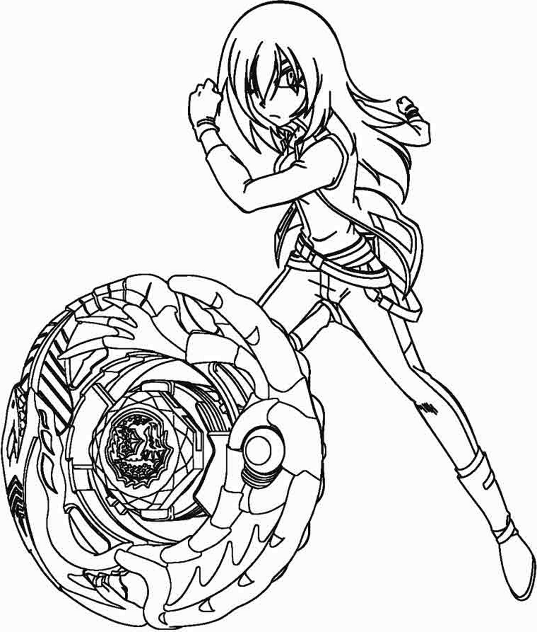 Tsubasa Con Su Beyblade