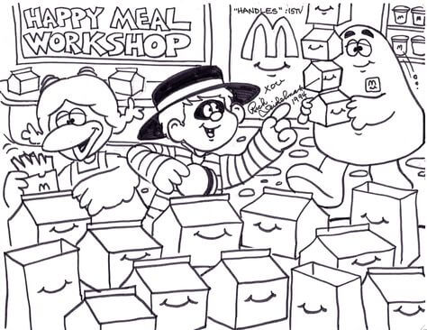 Un Rincón De Un Restaurante McDonald's