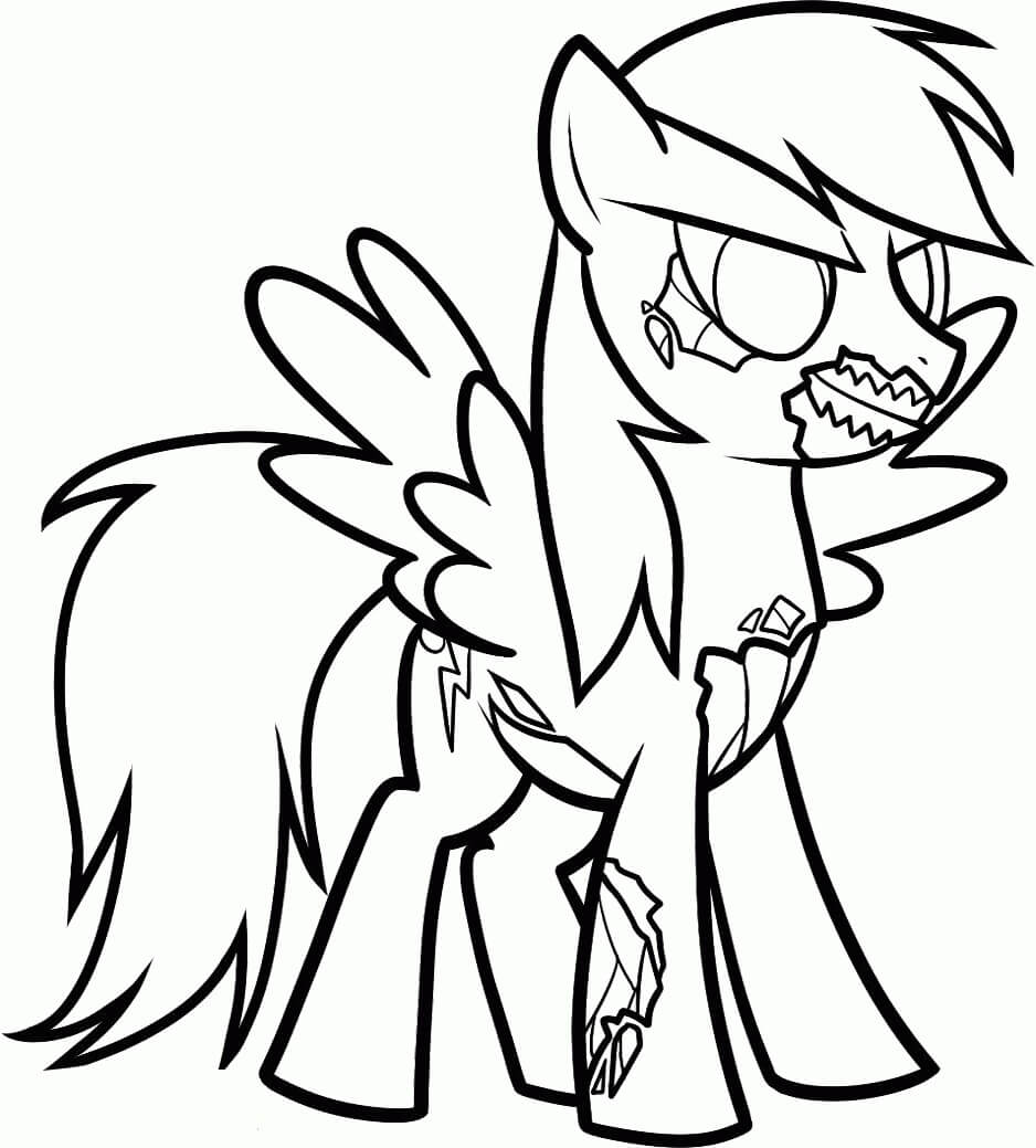 Unicornio Zombie Enojado