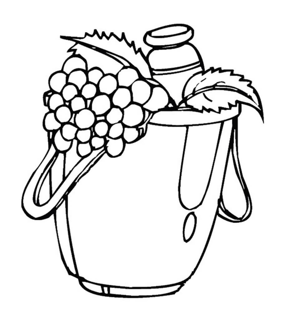 Uvas en Una Olla