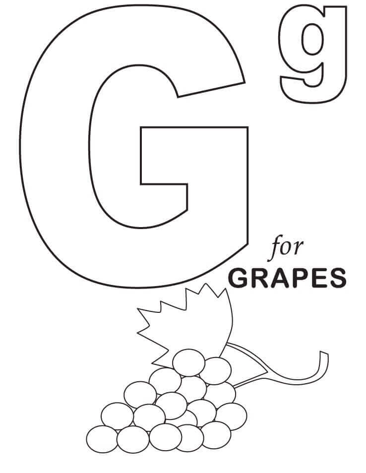 Uvas Letra G