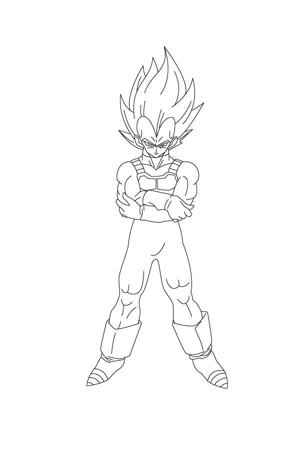 Vegeta Está Enojado