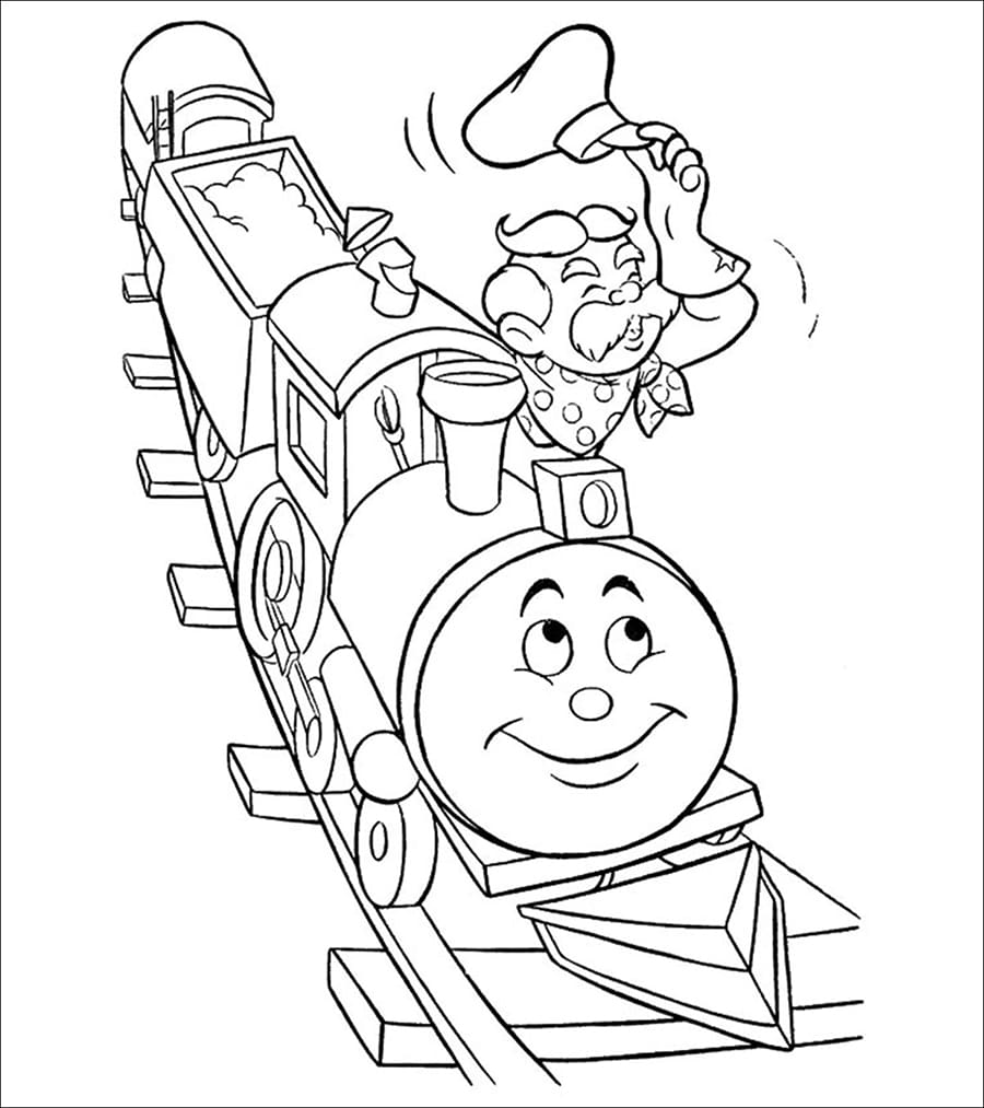 Viejo Conductor De Tren