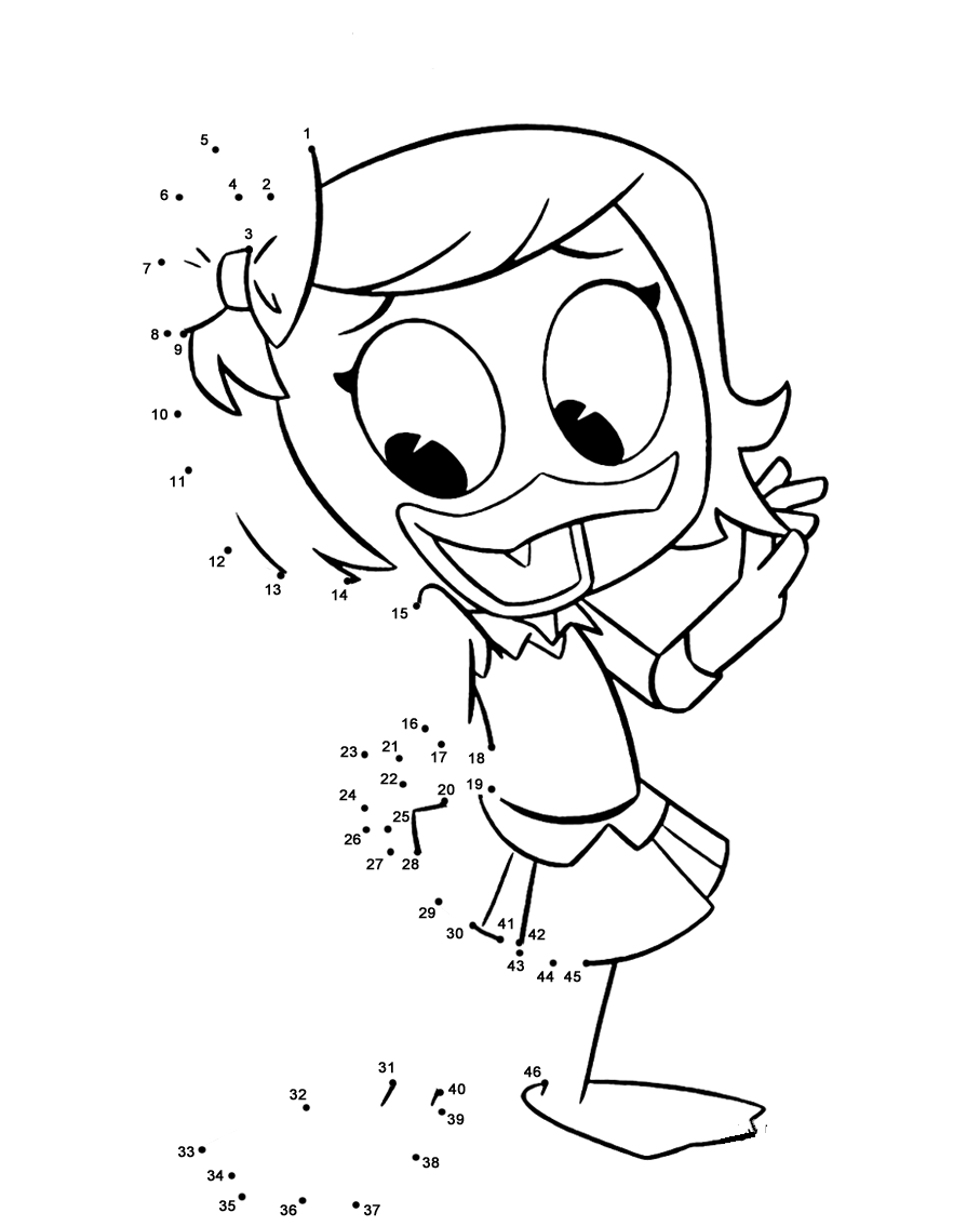 Webby Vanderquack Punto A Puntos