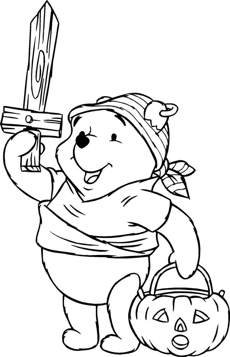 Winnie El Pooh Jugando Truco O Trato