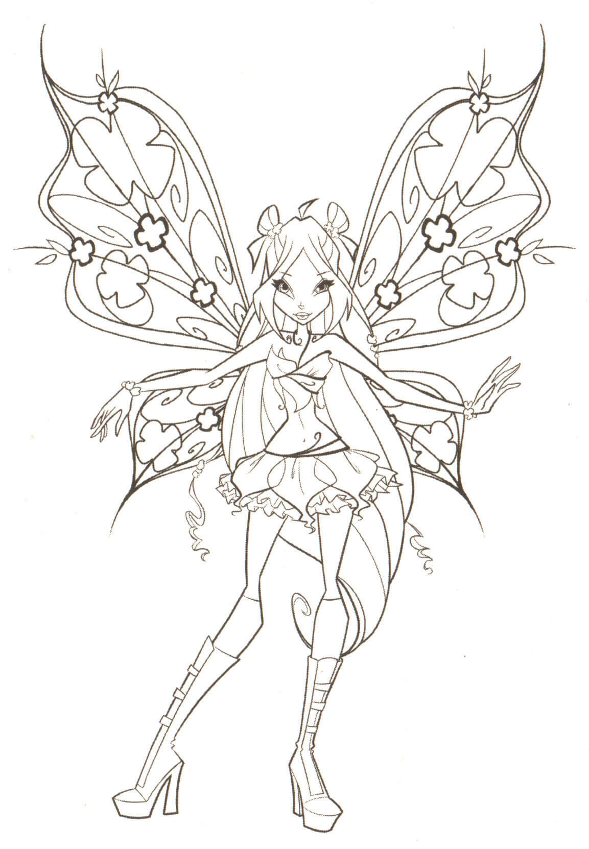 Winx Flora Sonriendo