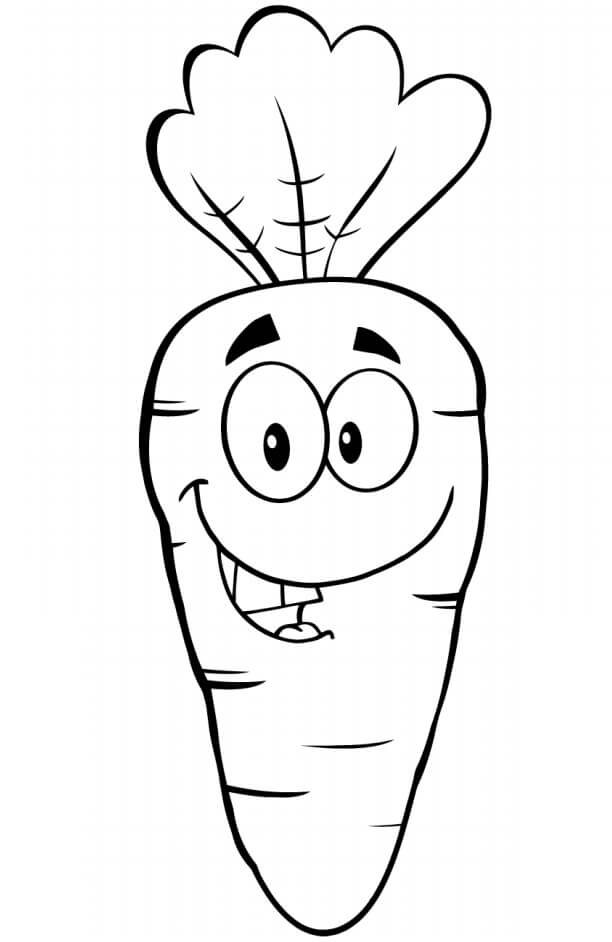 Zanahoria de Dibujos Animados