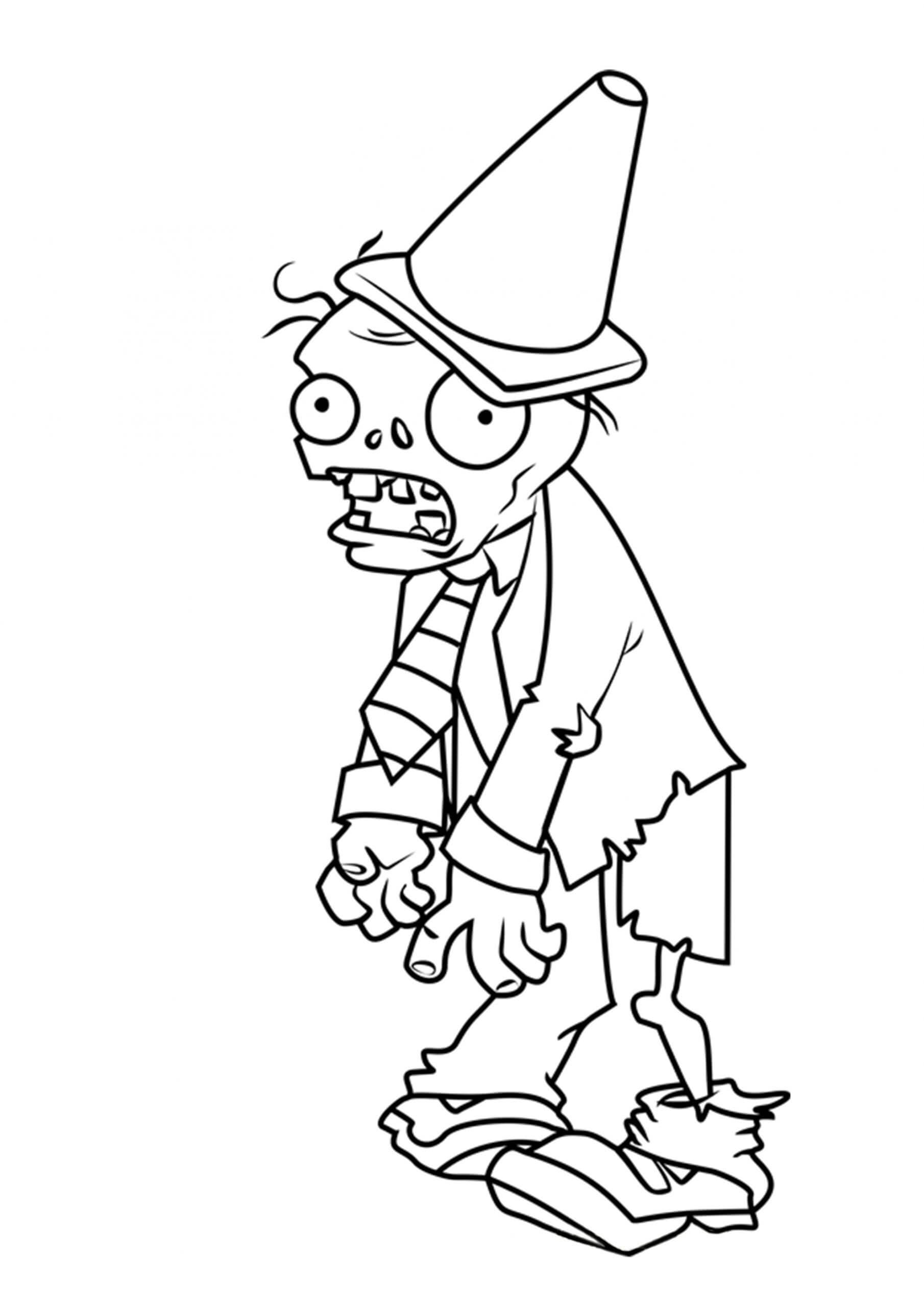 Zombi Cabeza Cónica de Plants vs Zombies