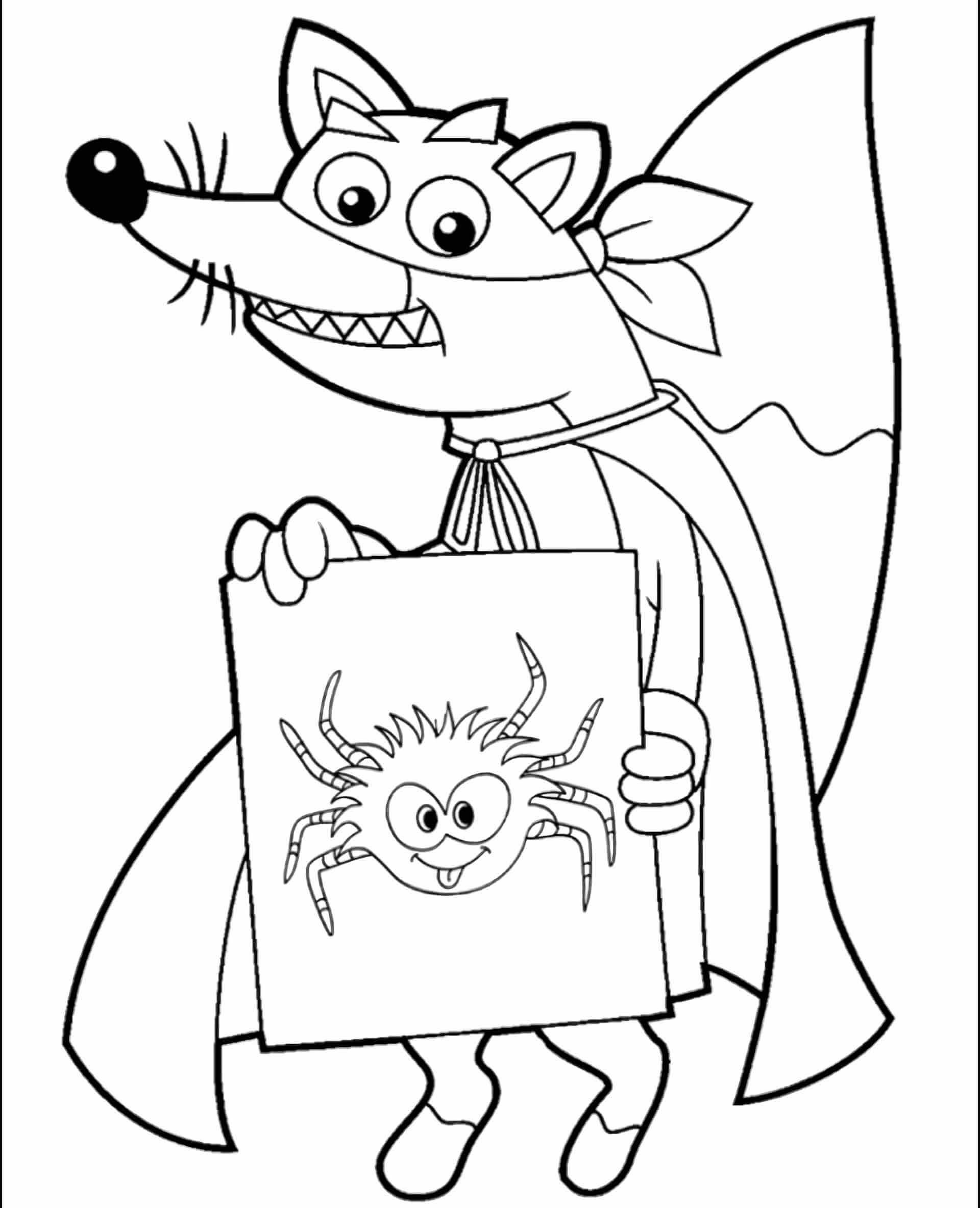 Zorro Swiper Pintó una Araña