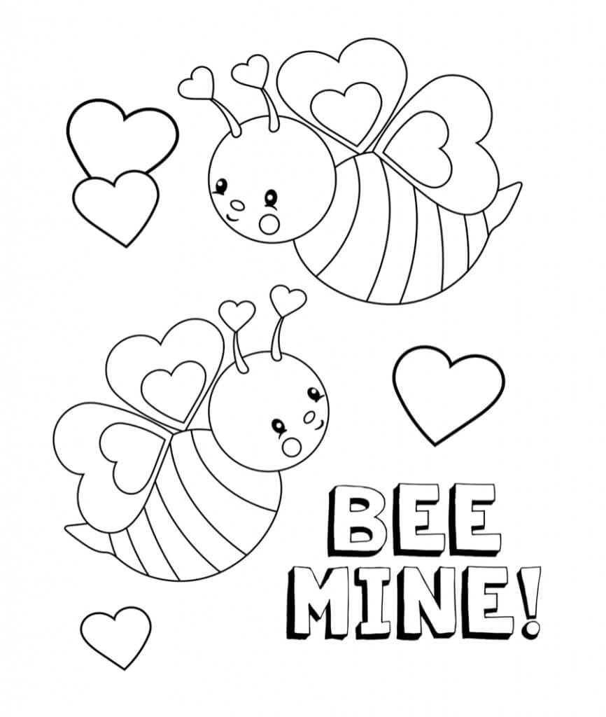 Abejas Del Dia De San Valentin