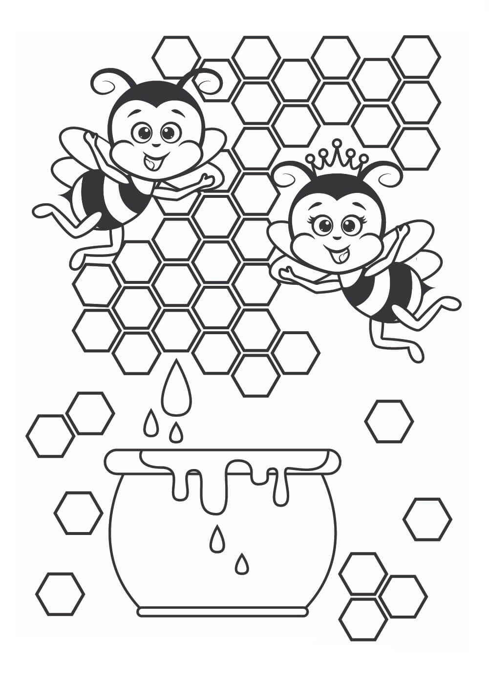 Abejas Reinas y Obreras con Cera de Abejas