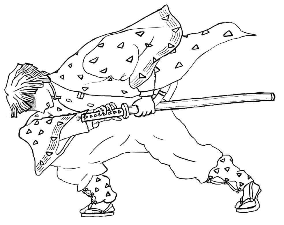Acción Zenitsu Demon Slayer