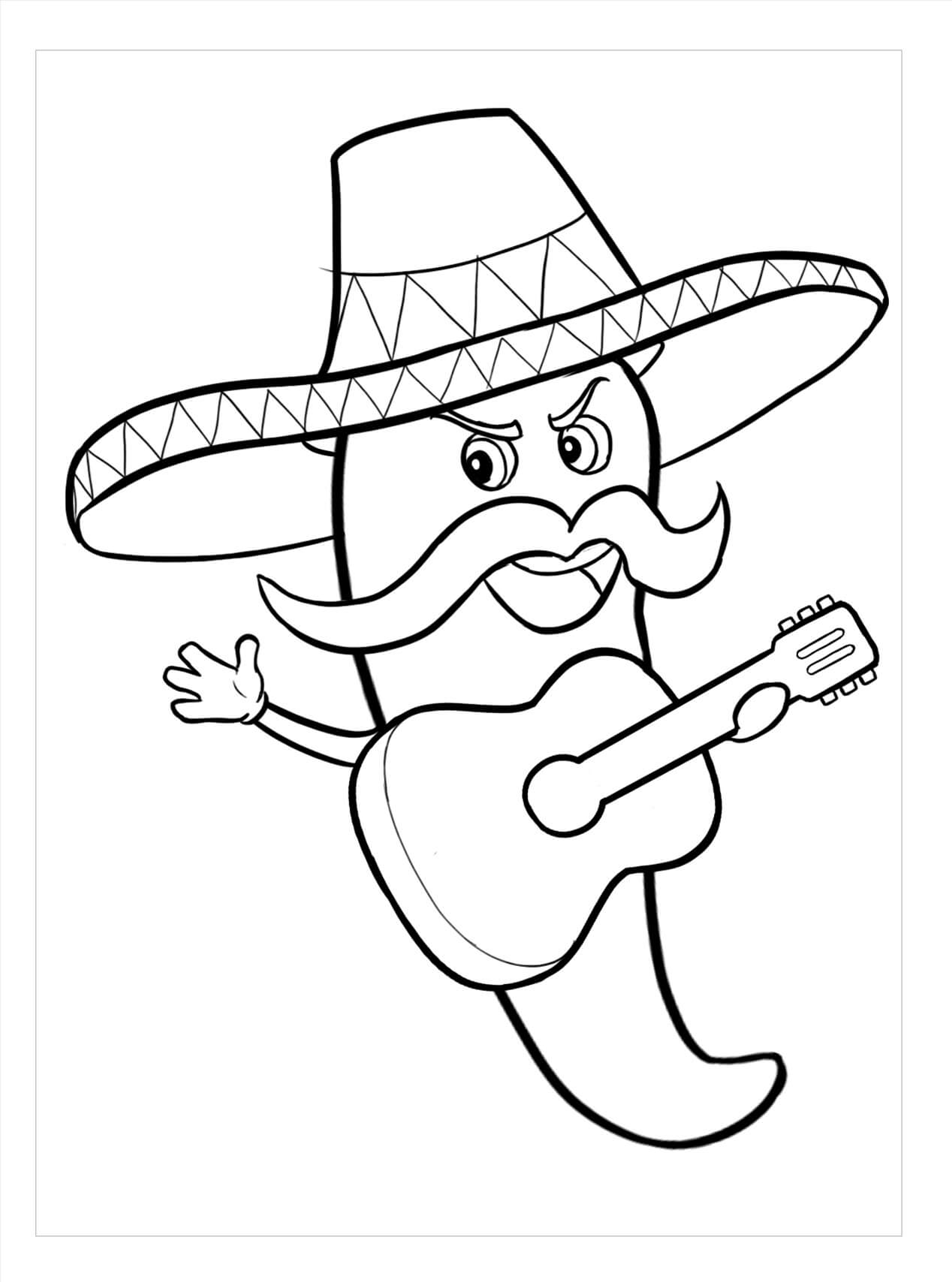 Ají Tocando la Guitarra