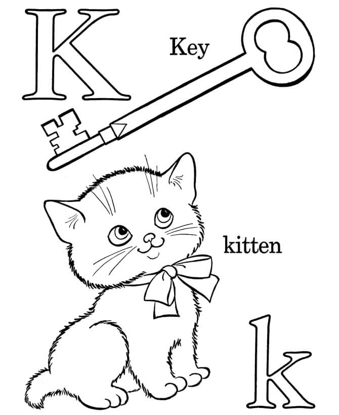 Alfabeto K y Gatito, Clave