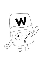 Alphablocks W