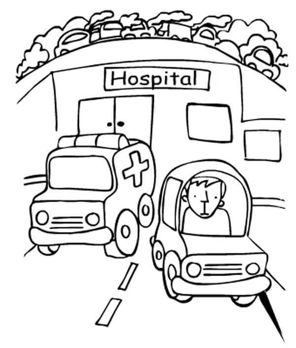 Ambulancia y Hospital