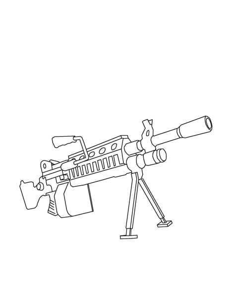 Ametralladora ligera Fortnite
