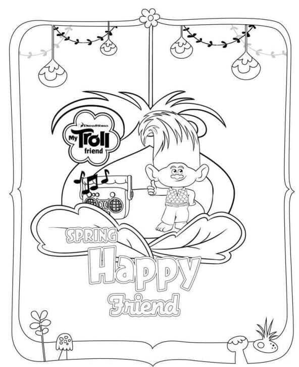 Amigo Feliz De Primavera