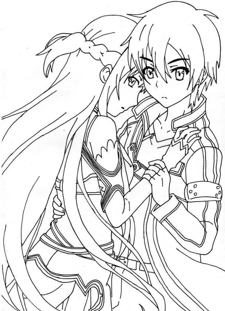Amo a Kirito y Asuna