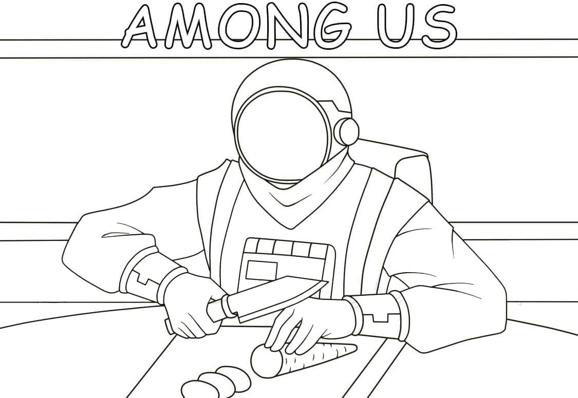 Among Us Cocinando
