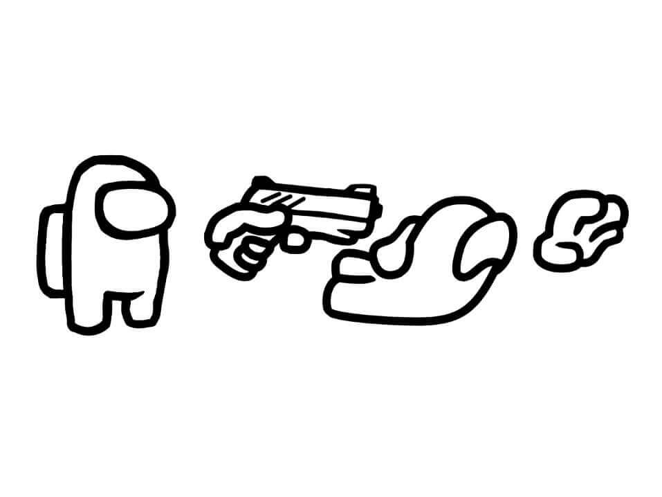 Among Us Matar Con Pistola