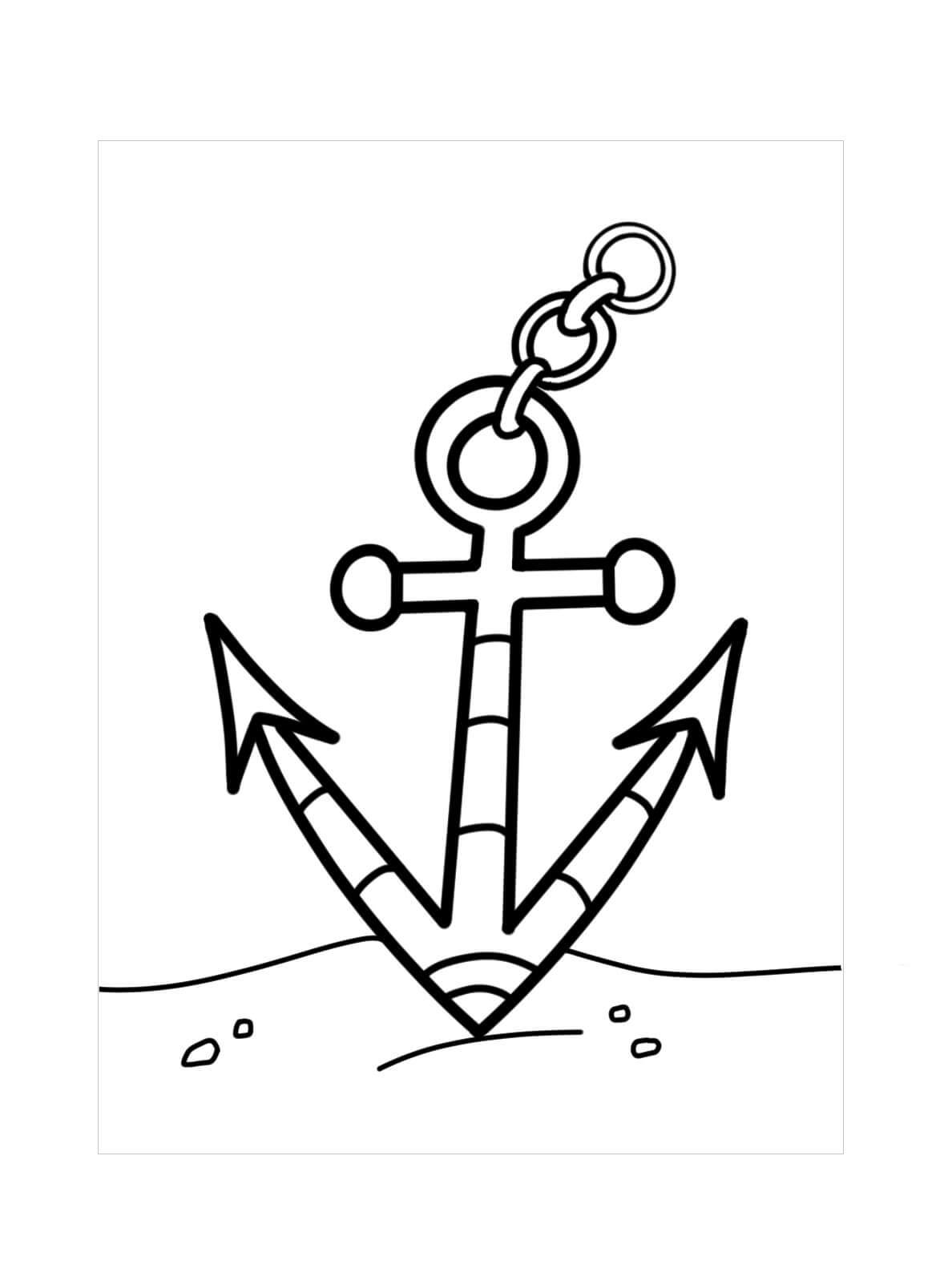 Ancla en el Mar
