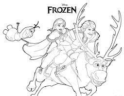 Anna, Olaf, Kristoff en Svan