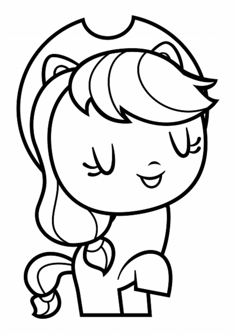 Applejack con los Ojos Cerrados
