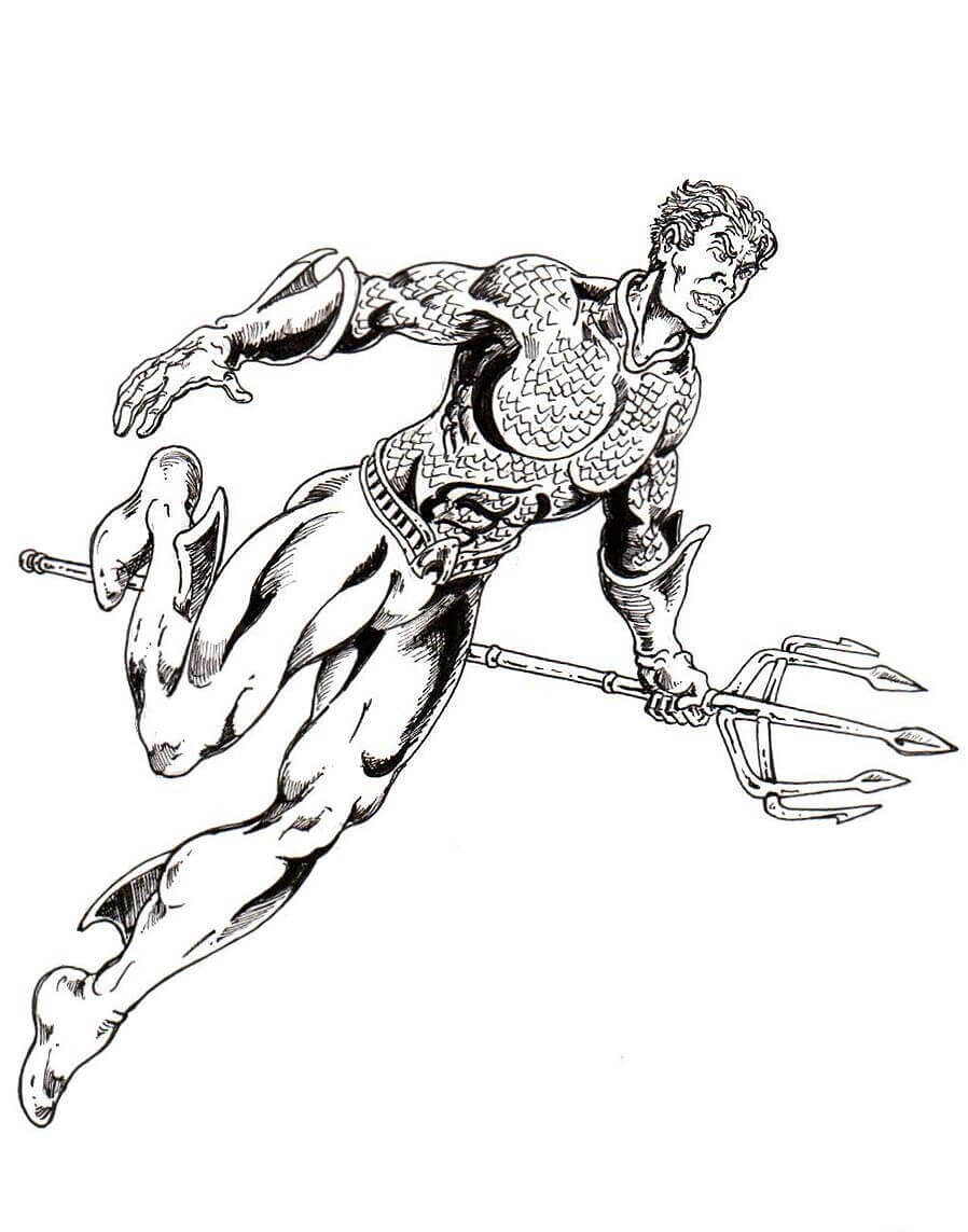 Aquaman Enojado