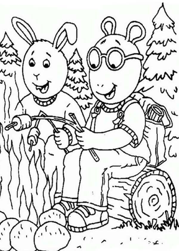 Arthur Read ir de Camping